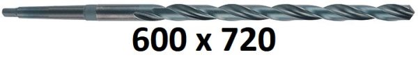 Extra-Long Drill with MTS Shank 600x720 HSS 10mm