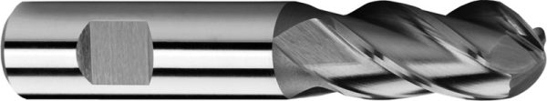 Ball Nose End Mills 4 flutes DIN1889 HSS-CO8% 18mm