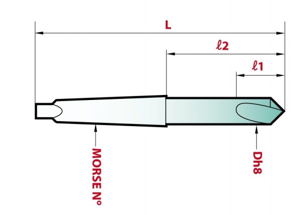 NC spotting drills with Morse Taper Shank 90° HSS-Co 16mm - Image 3