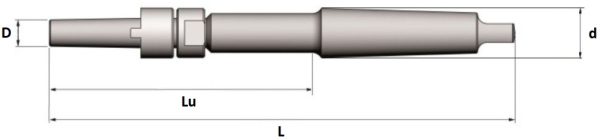 Holder for Shell Reamer with Morse Taper Shank DIN217 16X167 MT3 - Image 2