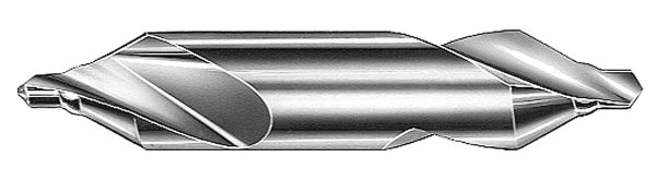 Center Drills 60° with Reinforcing Bulge DIN333W HSS 10.00X3.15mm