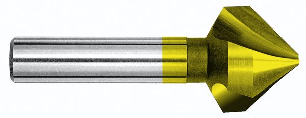 Kit 5 Countersinks 3 Flutes 90° HSS-CO + TIN 10,4 - 16,5 - 20,5 - 25 - 31mm - Image 2