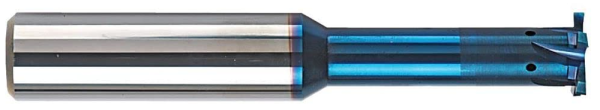Groove Milling Cutter with internal coolant Carbide + Tialn 12.00X2.00
