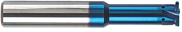 Full Radius Groove Milling Cutter with internal coolant Carbide + Tialn 10.00X2.00