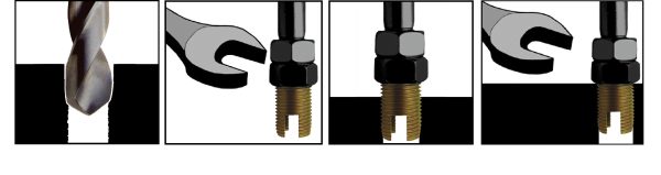 Installation Tool for Machine for Self-Cutting Threaded Inserts M20X2.50 - Image 2