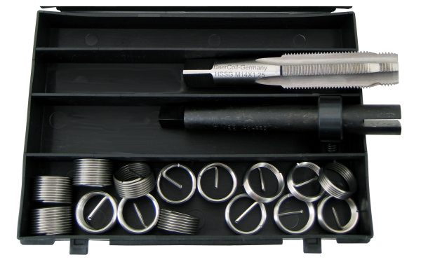 Kit Eco Screw Thread Inserts (STI), Tap and Installation Tool M10X1.00 for Spark Plug