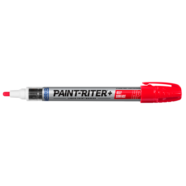 Red Permanent Ink Marker Pro-Line HP for oily surface