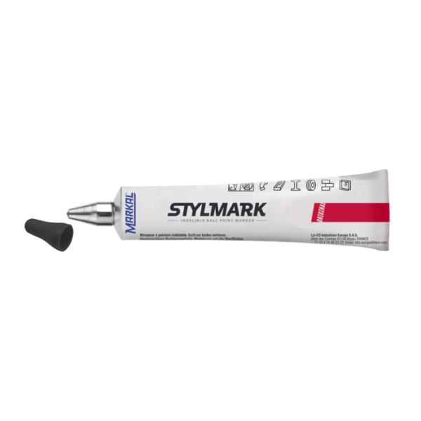 Black Ball tube marker for multiple surfaces Stylmark